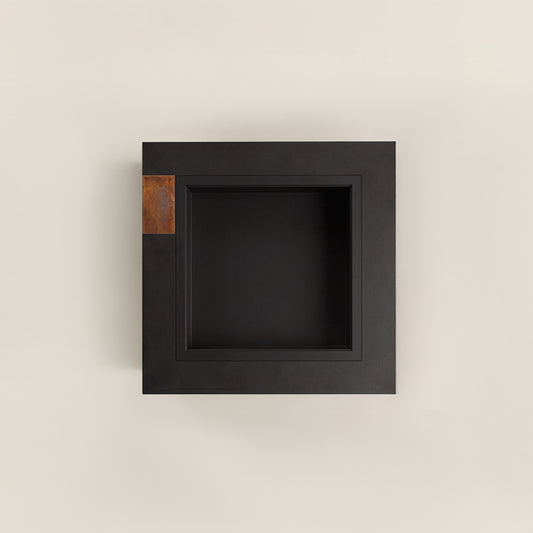 kwadratowe palenisko ogrodowe FORUM M 100×100 cm, widok produktowy
