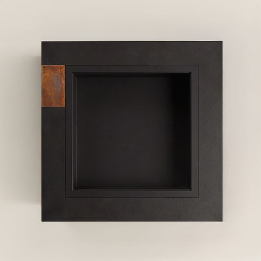 kwadratowe palenisko ogrodowe FORUM XL 145×145 cm, widok produktowy